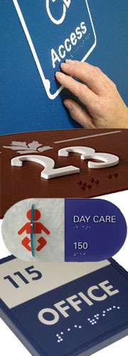 Braille and Tactile Signs