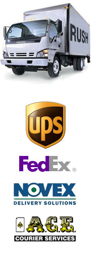 Couriers - UPS, Fedex, Novex, Ace Courier Services