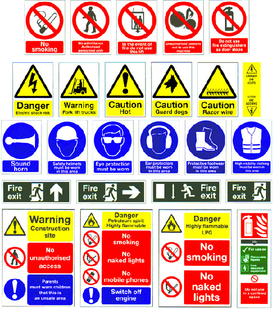 Safety Signs and Hazard Signs – Signs BC Illuminated